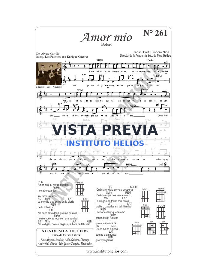 Vista previa de Amor mio